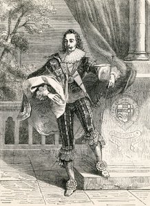 Re Carlo I, illustrazione tratta dalla Storia Illustrata d