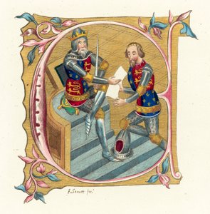 Re Edoardo III e Principe Edoardo da English School