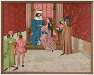 Re Edoardo IV e Riccardo duca di Gloucester da English School