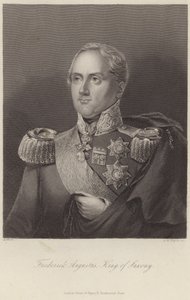 Re Federico Augusto I di Sassonia da English School