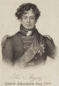Re Giorgio IV di Gran Bretagna e Irlanda da English School