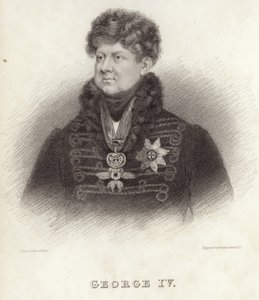 Re Giorgio IV di Gran Bretagna e Irlanda da English School