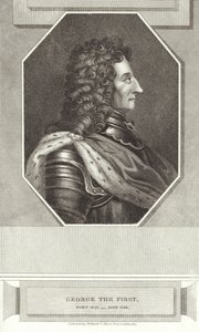 Re Giorgio I di Gran Bretagna e Irlanda da English School
