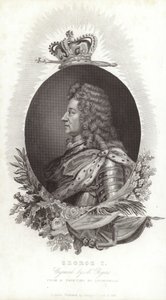 Re Giorgio I di Gran Bretagna e Irlanda da English School
