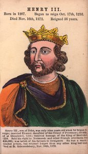 Re Enrico III (incisione colorata)
