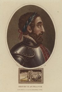Re Enrico II di Francia da English School