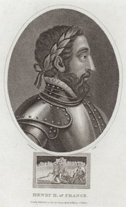 Re Enrico II di Francia da English School