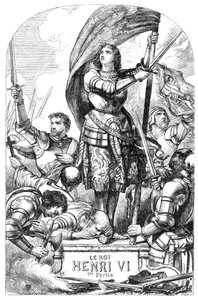 Re Enrico VI - Illustrazione in "Completes de William Shakespeare" 1866 da English School
