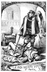 Enrico VI - Terza parte - Illustrazione in "Opere complete di William Shakespeare" 1866