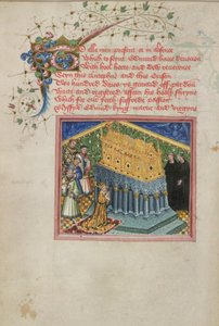 Re Enrico VI visita il santuario di San Edmondo, illustrazione da 