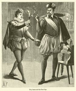 Re Giacomo e la sua prima pipa