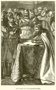 Re Giovanni firma la Magna Charta da English School