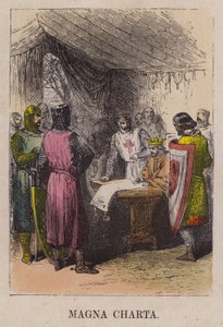 Re Giovanni firma la Magna Carta da English School