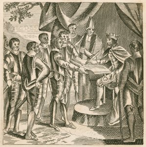 Re Giovanni firma la Magna Carta