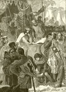 Re Giovanni firma la Magna Carta