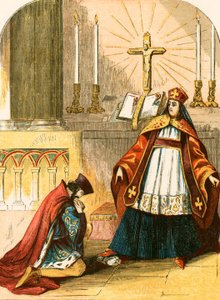 La sottomissione di Re Giovanni al legato papale da English School