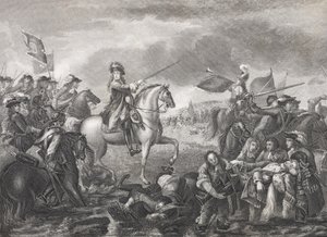 Re Guglielmo III alla battaglia del Boyne, 1690, da 