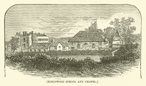 Scuola e cappella di Kingswood (incisione)