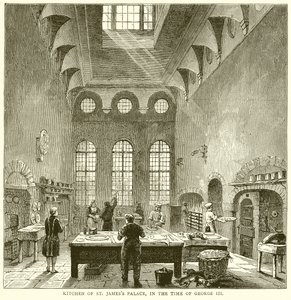 Cucina del Palazzo di St. James, nel Tempo di Giorgio III