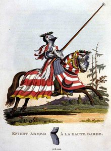 Cavaliere armato a la Haute Barde da English School