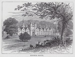 Casa Knowle (incisione) da English School