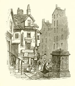 Casa di Knox nella Canongate, Edimburgo da English School