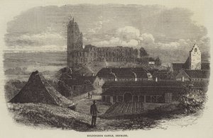 Castello di Koldinghus, Danimarca (incisione) da English School