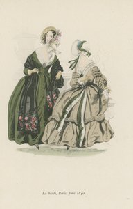 La Mode, Parigi, giugno 1840 da English School