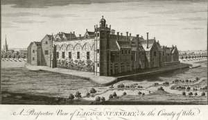 Abbazia di Lacock, Wiltshire da English School