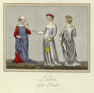 Signore del XIV secolo da English School