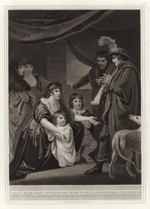 Lady Eliz Gray implora Edoardo IV di proteggere i suoi figli da English School