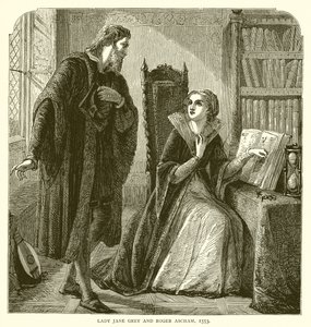 Lady Jane Grey e Roger Ascham, 1553 da English School