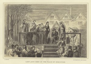 Lady Jane Grey al luogo dell