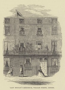 Residenza di Lady Morgan, William Street, Londra da English School