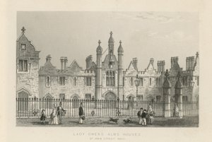 Case di beneficenza di Lady Owen su St John Street Road da English School