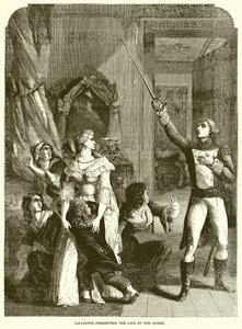 Lafayette che salva la vita della Regina da English School
