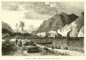Lago di Como, vista di Malgrate da Lecco