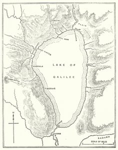 Lago di Galilea (incisione) da English School