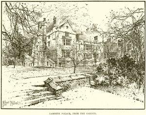 Palazzo Lambeth, dal giardino da English School