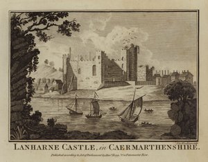Castello di Lanharne, nel Carmarthenshire da English School