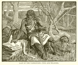 Ultimi dei Tasmaniani - Tipo e armi da English School