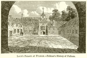 Palazzo di Laud a Fulham. Storia di Fulham di Falkner da English School