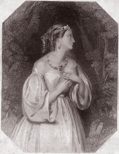 Lavinia, figlia di Tito, fidanzata di Bassiano (Tito Andronico o La Tres Lamentable Tragedia Romana di Tito Andronico) in - 
