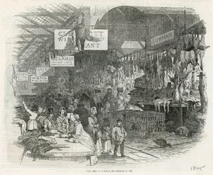 Mercato di Leadenhall alla Vigilia di Natale, 1845