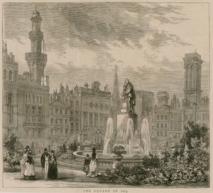 Leicester Square, Londra, nel 1874 da English School