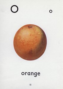 Lettera O, arancia