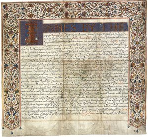 Lettera al sultano Osman Han dal re Giacomo VI e I