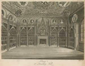 Biblioteca a Strawberry Hill, Londra da English School