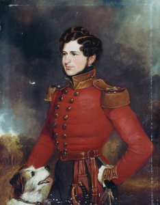Tenente Edward Hope Smith Bowdich (1822-82) c.1840 da English School