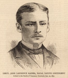 Tenente John Lawrence Raines, Contingente Nativo di Natal (incisione)